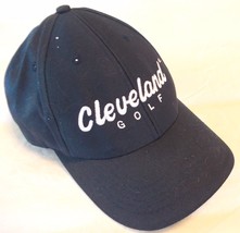 Cleveland Golf Hat Adjustable Navy Ball Cap Firm Shape - £7.58 GBP