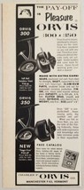 1963 Print Ad Orvis Fishing Reels Models 300 &amp; 350 Charles Orvis Manches... - $8.98