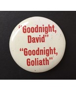 Vintage Goodnight David Goodnight Goliath Button Pin Pinback Japan 1.75&quot; - $14.00