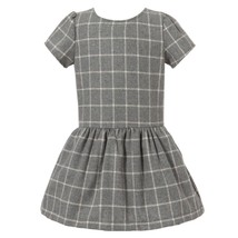 RH Girls&#39; Kids Casual Dress Plaid Wool Size 3-10 Winter Holiday Sweater RH1696 - £29.14 GBP