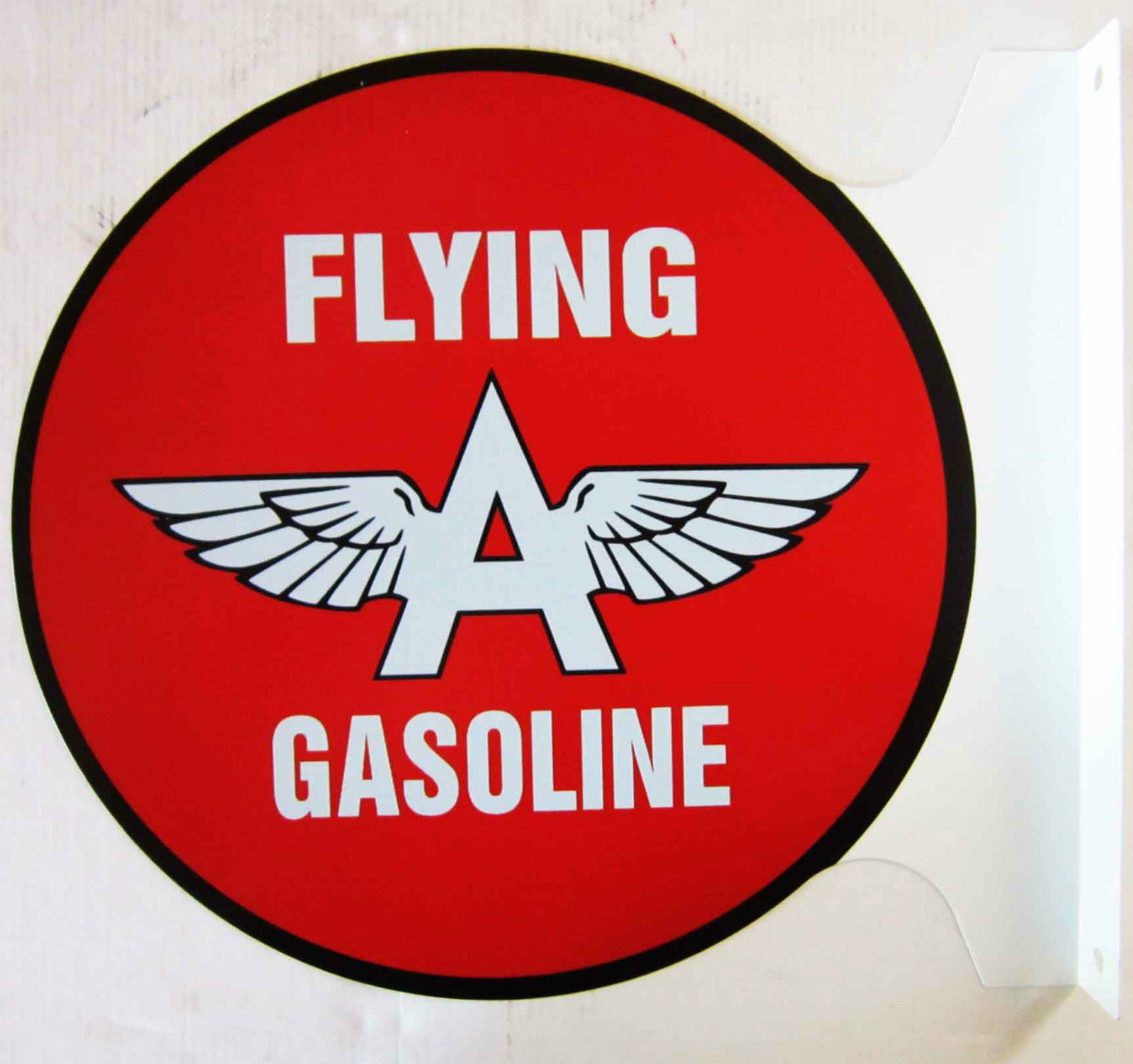 Primary image for Flying A Gasoline Flange Sign 12" Diameter