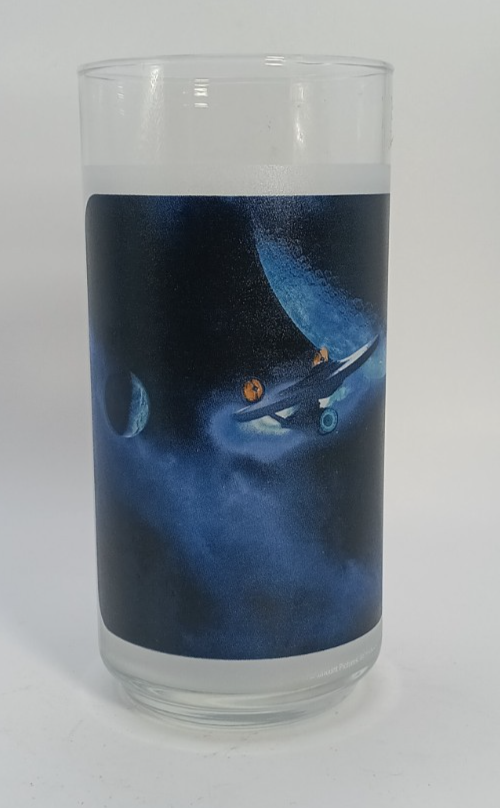 2009 Star Trek, Young Capt. Kirk, 16oz Glass, Burger King, 6" Tall. Item image 3