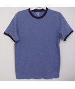 Mens NWT Blue Heathered Short Sleeve T Shirt Size XL - £5.58 GBP