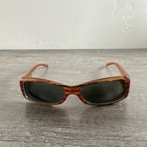 Ray Ban Sunglasses RB 4078 689 Brown Striped Rectangle FRAMES ONLY Italy - $16.89
