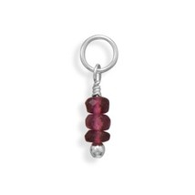 October Birthstone Tourmaline Beads Charm - £13.50 GBP
