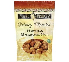 Island Princess Hawaiian Macadamia Nuts Honey Roasted 10 oz bag (Pack of 2) - £58.38 GBP