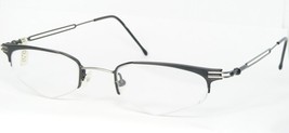 Vintage Moda Optica Mo 2357 G1 Grey Silver Unique Eyeglasses Frame 47-21-138mm - £51.13 GBP