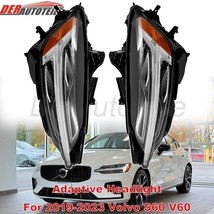 11-13 Volvo s60 Sedan Halogen Headlight Lamps Set LH & RH - POLISHED image 6