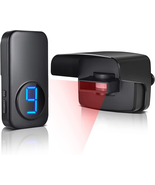 Wireless Driveway Alarm Weather Resistant Motion Sensor 600ft Range Aler... - £31.14 GBP+