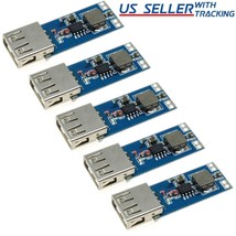 5Pcs Dc Boost Module 3V 3.3V 3.7V 4.2V Input 5V 2A Usb Output 10W Diy Power Bank - £11.87 GBP