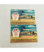  Vintage Heinz magic of food show New York world&#39;s fair recipe booklets  - £16.01 GBP