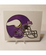 NFL Helmet Sticker 18 of 32 Minnesota Vikings 2015 NFL4134 3&quot;x2.25&quot; - $91.85 MXN