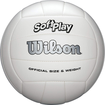 Volleyball Soft Play Faux Leather White NEW - $32.96