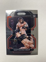 2022 Panini Prizm WWE Santos Escobar Silver Prizm Parallel #160 Wrestling Card - £0.79 GBP