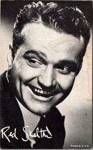 Vintage Red Skelton Black &amp; White Celebrity Photo Trade Card Printed In ... - $18.39