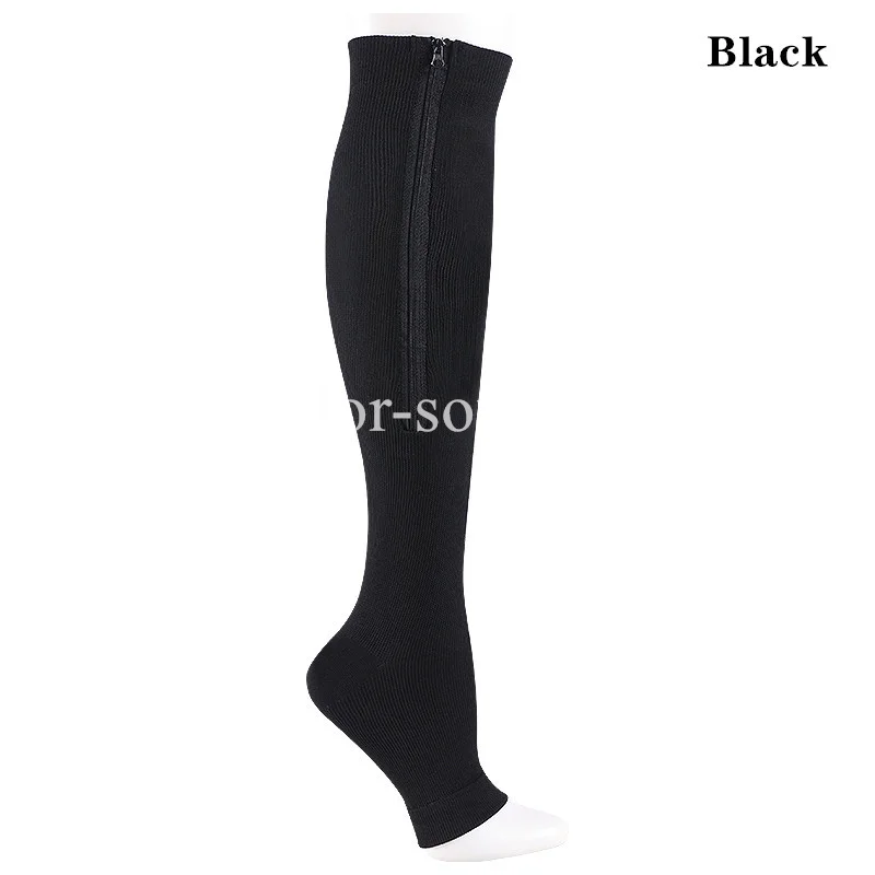 Compression So Running  So Hi Men Women Knee High Zipper So Anti-Fatigue Compres - £115.89 GBP