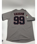 Men&#39;s Movie Baseball Jersey Ricky Vaughn # 99 Stitched Button Uniform Si... - £27.26 GBP