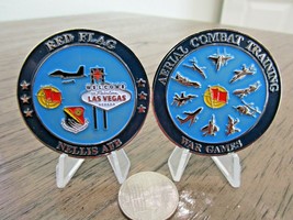 Nellis AFB Las Vegas Red Flag USAF Combat Training War Games 3D Challenge Coin - £14.98 GBP