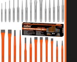 HORUSDY 28-Piece Heavy Duty Punch and Chisel Set, Including Taper Punch,... - $73.99