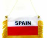 K&#39;s Novelties Spain Mini Flag 4&quot;x6&quot; Window Banner w/Suction Cup - $2.88