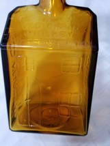 Amber Glass Ec Booz Old Cabin Whiskey Bottle Repro Example - £14.38 GBP