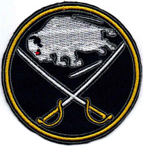 NHL National Hockey League Buffalo Sabres Badge Iron On Embroidered Patch - £7.85 GBP