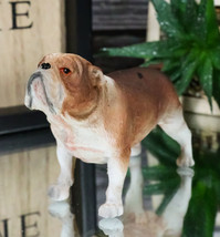 American Pedigree Dogs Lifelike Bulldog Bull Puppy Dog Miniature Figurine - £10.38 GBP