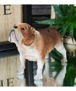 American Pedigree Dogs Lifelike Bulldog Bull Puppy Dog Miniature Figurine - £10.21 GBP
