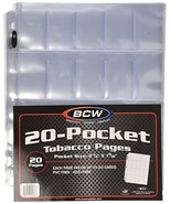 20 (Twenty Pages) - BCW Pro 20-Pocket Tobacco Page (T206, Allen &amp; Ginter... - $12.33 CAD