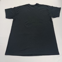 DOM RN#90681 Skull/Flowers Men's Black Cotton Graphic T-Shirt Short Sleeve Large image 12