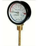 Miljoco  PB3008L04-2  3&quot; PressureTemperature Gauge 1/2&quot; NPT (PB3008L04-2... - $1,023.42 MXN