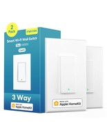 3 Way Smart Switch, Meross Smart Light Switch Supports Apple Homekit, Siri, - $54.94