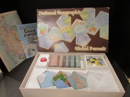 NATIONAL GEOGRAPHIC BOARD GAME GLOBAL PURSUIT 1987 FAMILY GAME - $8.86