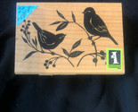 Susan Winget Inkadinkado Pair Of Birds On Branches &amp; Berries Stamp 60-00675 - $20.42