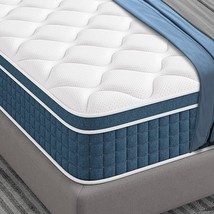 Koorlian Twin Mattress - 10&quot; Hybrid Innerspring Mattress In A, 180 Night Trial. - £174.86 GBP