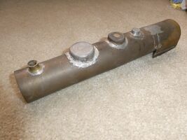 Vintage O Scale Custom Made Brass Steam Locomotive Body 12" Long - $54.45