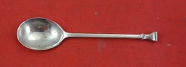English Estate Sterling Silver Egg Spoon London 1924 ovoid  4 1/8&quot; - £53.40 GBP