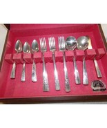 VINTAGE ONIEDA LTD SILVERPLATE SILVERWARE WILLIAM A ROGERS W/CHEST AA HE... - €96,43 EUR