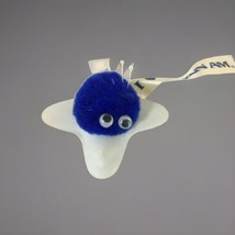 Vtg I Heart Pan Am Airlines Weepul Airplane Fuzzy Googly Eyes Pompom Sticker - $21.05