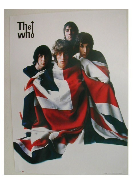 The Who Affiche Enveloppé En Union Jack Commercial - $27.17