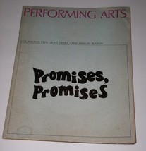 Promises Promises Theater Performing Arts Magazine Vintage 1970 Anthony Roberts - £19.65 GBP