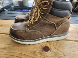 Mens KEEN Utility Cincinnati 6” WP Carbon Fiber Toe Work Boots, Size 11 EE - £84.68 GBP