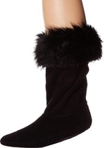 Hunter Kids Faux Fur Cuff Boot Sock Black Medium ( US 11-13 ) - $69.27
