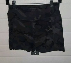 Womens Ziya Active Medium Dark Camo Bike Workout Gym Shorts - €8,67 EUR