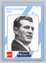 Frank McGuire #104 1989 Collegiate Collection North Carolina&#39;s Finest Tar Heels - £1.56 GBP