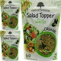 3 Pack Natursource Organic Salad Topper Smart Life 2 Lb Each Pack - £38.44 GBP