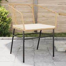 vidaXL Garden Chair Brown PE rattan Standard Ergonomic Garden Chair - $3,223.84 MXN
