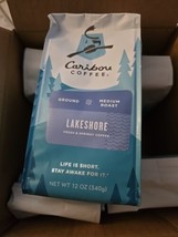 5 Bag Caribou Coffee Lake Shore Medium Roast Ground  12 oz (SEE PICS)  (... - $45.54
