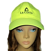Nike Golf La Costa Med/Lrg Fitted Cap Hat Neon Yellow with White Mesh Back - £31.04 GBP