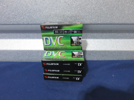Lot of 4 Fujifilm DVC 60 SP 90LP New Blank Media (C8) - £19.46 GBP